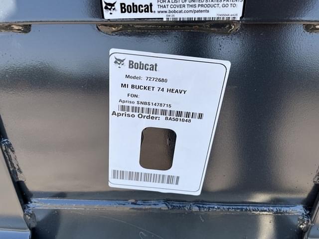 Image of Bobcat 74" Low Profile Bucket equipment image 4