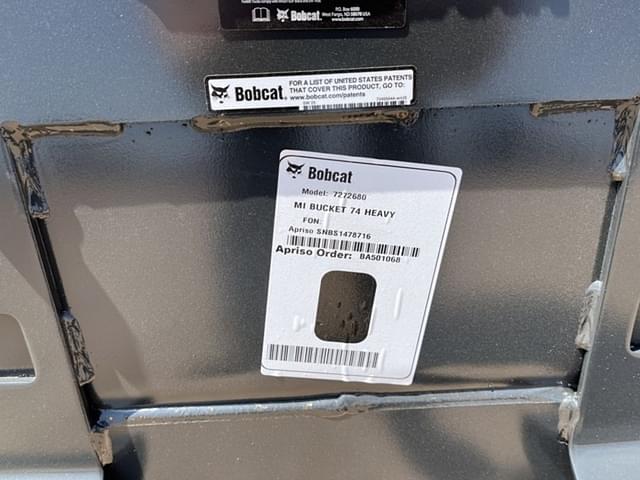 Image of Bobcat 74" Low Profile Bucket equipment image 4
