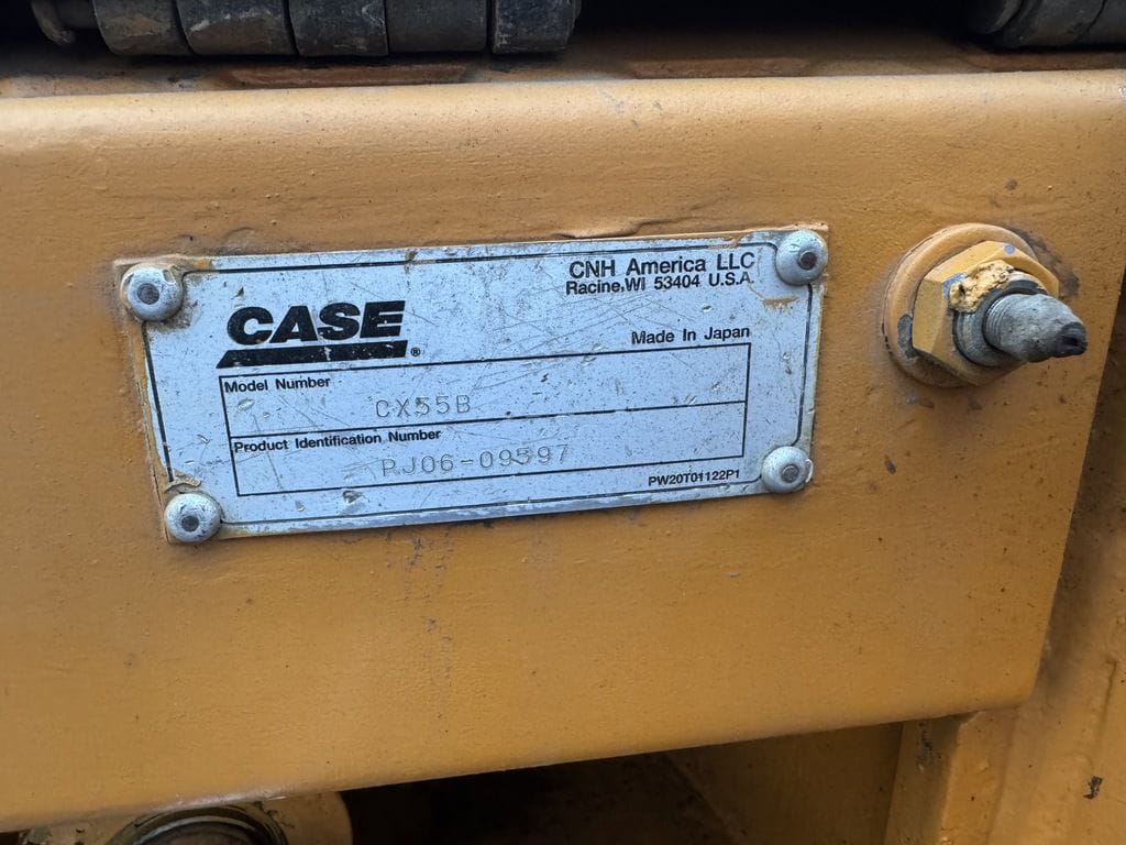 Case CX55B Equipment Image0