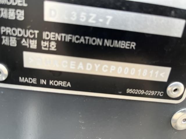 Image of Develon DX35Z-7 equipment image 4