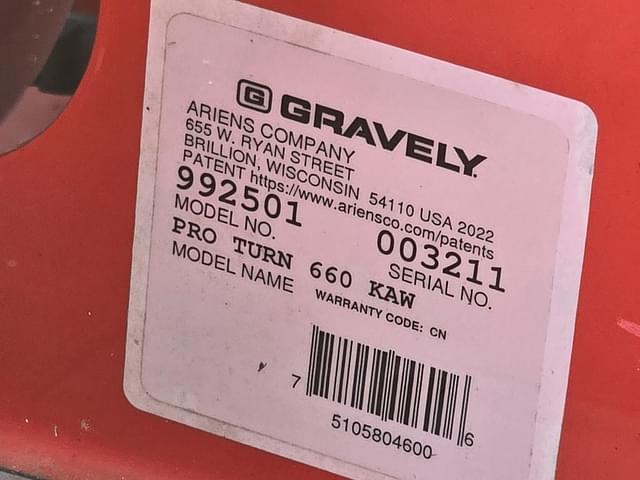 Image of Gravely Pro-Turn 660 equipment image 1