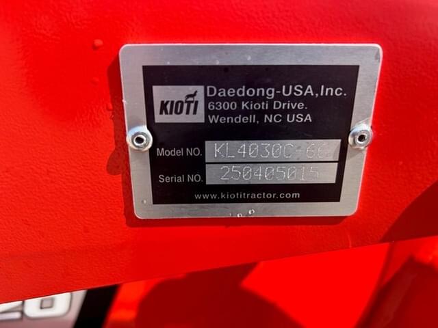 Image of Kioti CK4020SE equipment image 4
