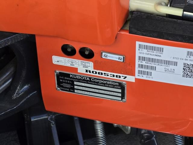 Image of Kubota U10-5 equipment image 4