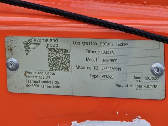 Image of Kubota TE6576CD equipment image 4