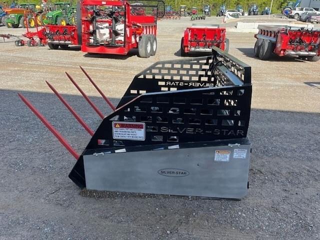 Image of silver star skid steer bale processor equipment image 2