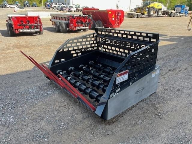 Image of silver star skid steer bale processor equipment image 1