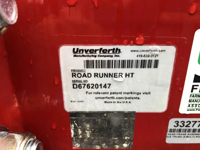 Image of Unverferth RRT36 equipment image 1