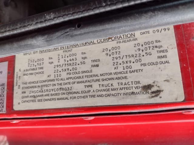 Image of International 9900I equipment image 4