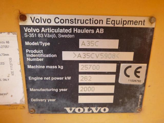 Image of Volvo A35C equipment image 4