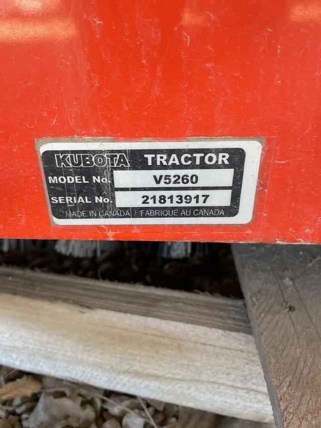 Image of Kubota V5260 equipment image 4