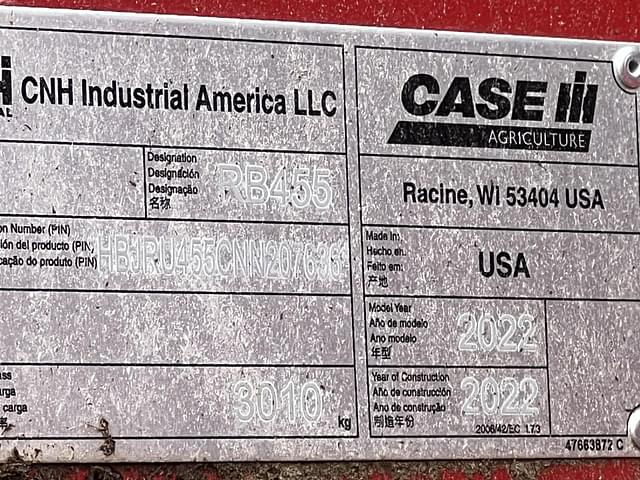 Image of Case IH RB455 equipment image 4