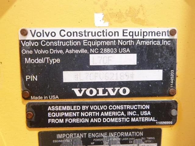 Image of Volvo L70F equipment image 4