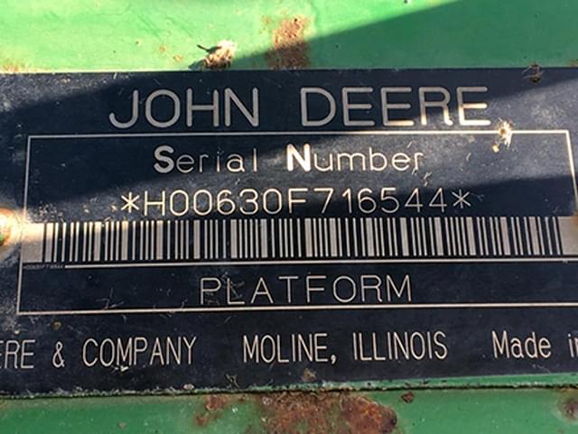 Image of John Deere 630F equipment image 4