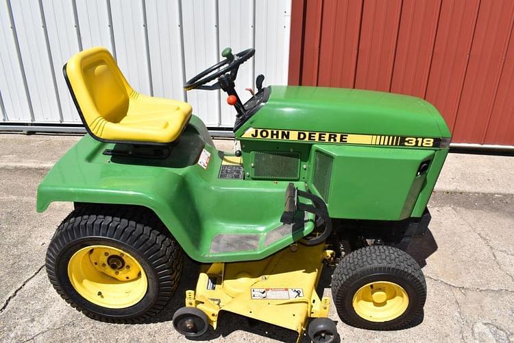 John deere best sale 318 tractor data