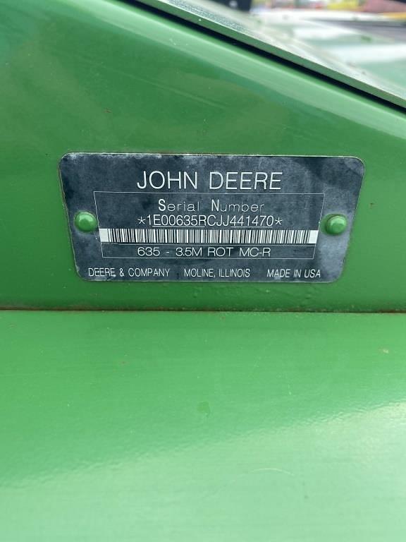 Image of John Deere 635 equipment image 4
