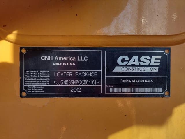 Image of Case 580 Super N equipment image 4