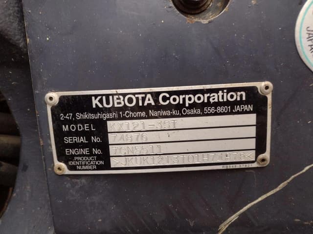 Image of Kubota KX121-3 equipment image 4