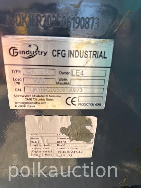 Image of CFG Industrial QK16R equipment image 2