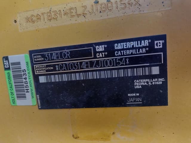 Image of Caterpillar 314ELCR equipment image 4