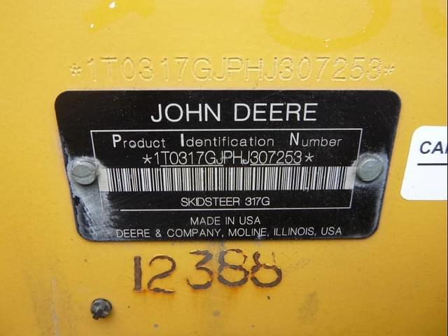 Image of John Deere 317G equipment image 4
