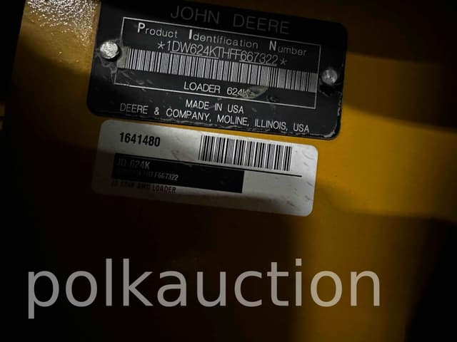 Image of John Deere 624K equipment image 2