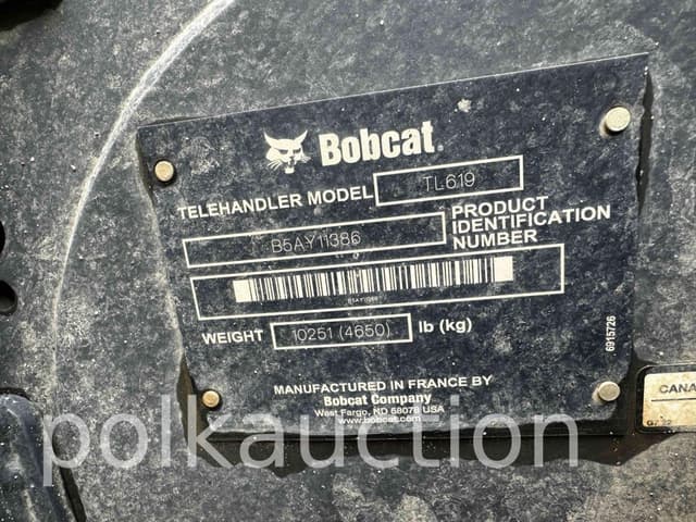 Image of Bobcat TL619 equipment image 4