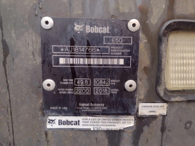 Image of Bobcat E50 equipment image 4