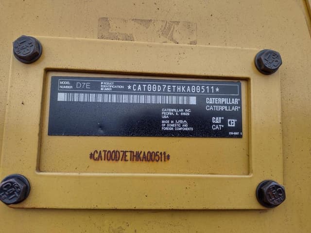 Image of Caterpillar D7E equipment image 4