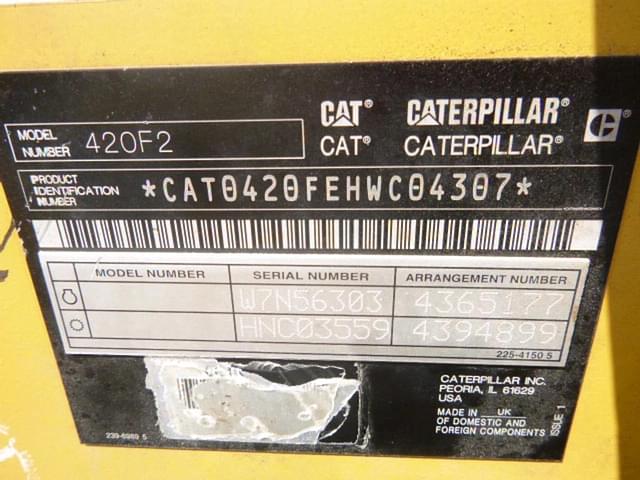 Image of Caterpillar 420F2 equipment image 4