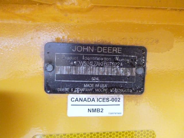 Image of John Deere 524L equipment image 4