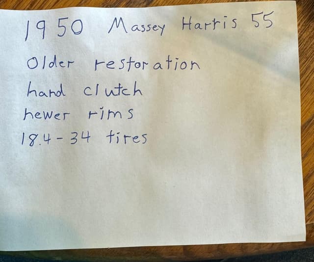 Image of Massey-Harris 55 equipment image 4