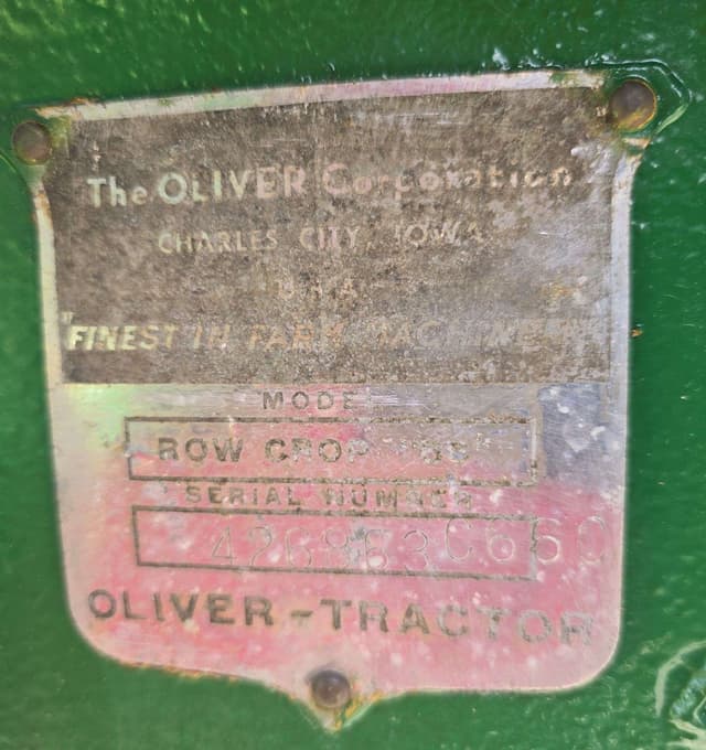 Image of Oliver 66 equipment image 1