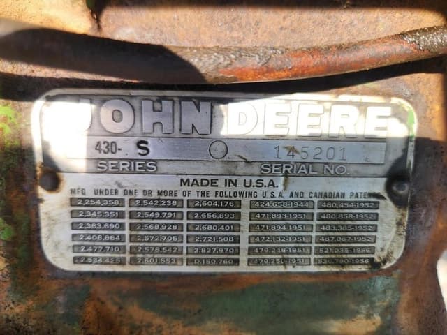 Image of John Deere 430 equipment image 4