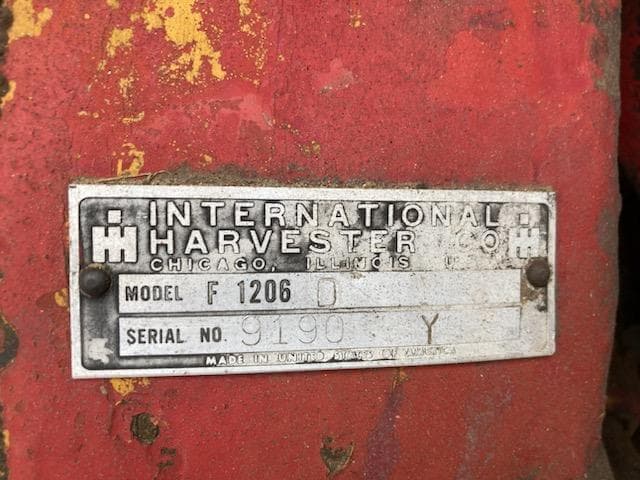 Image of International Harvester 1206 equipment image 4