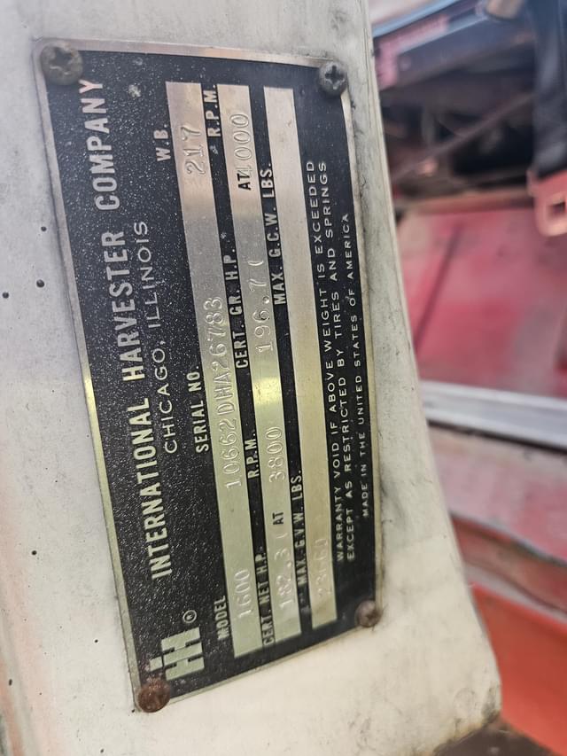 Image of International 1600 equipment image 3