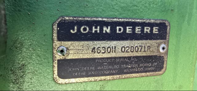 Image of John Deere 4630 equipment image 4