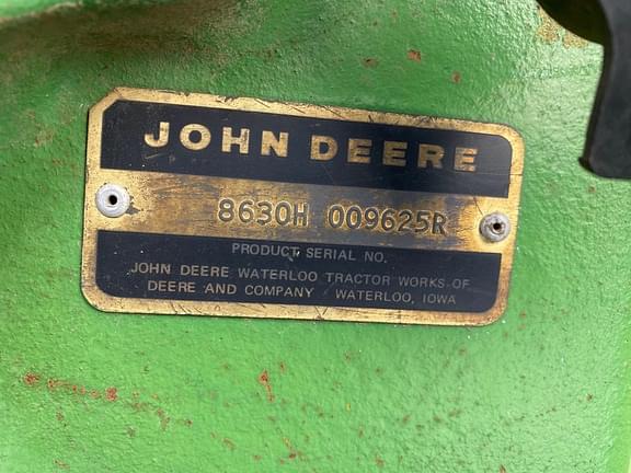 Image of John Deere 8630 equipment image 4