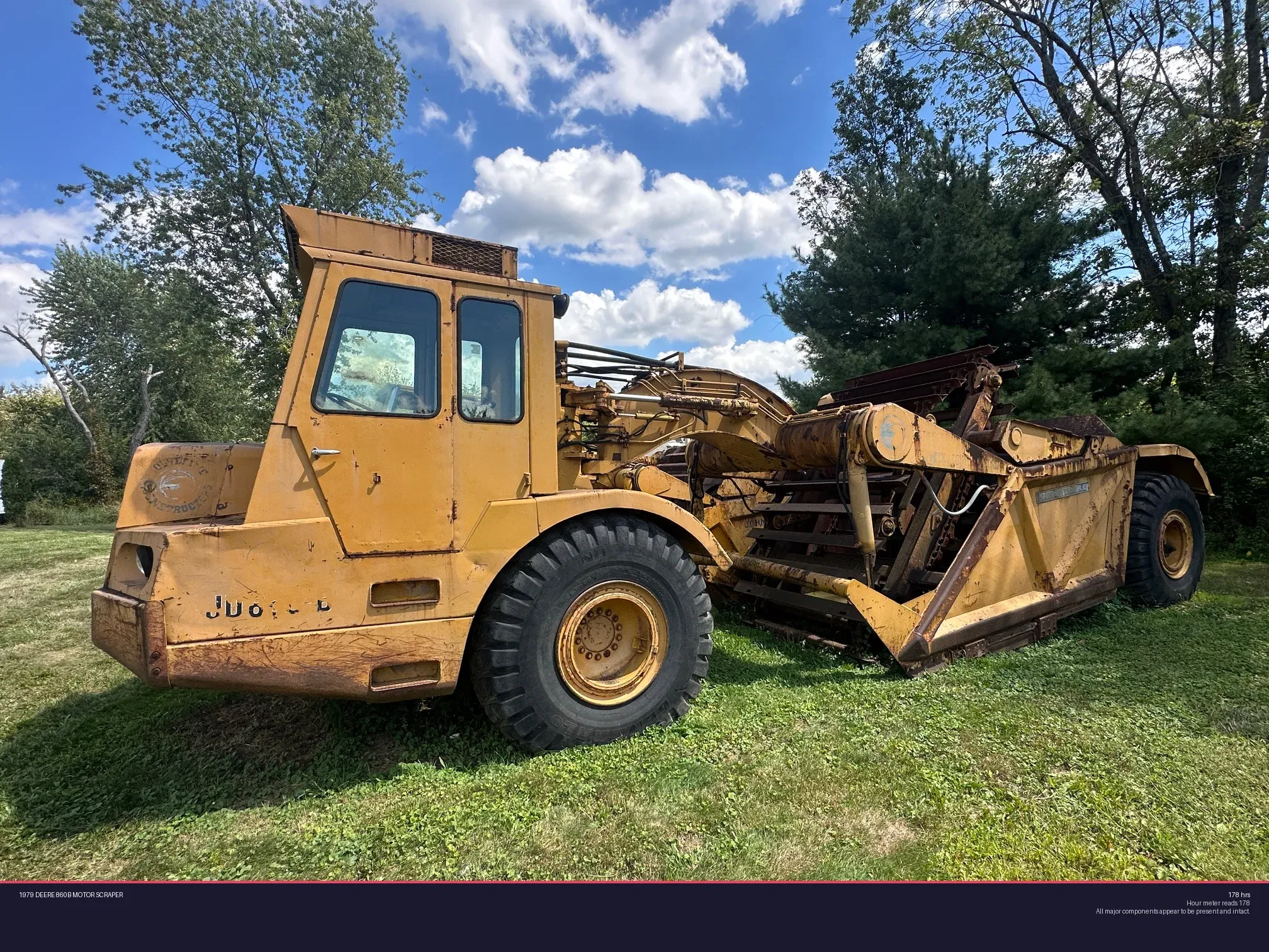 1979 John Deere 860B Equipment Image0