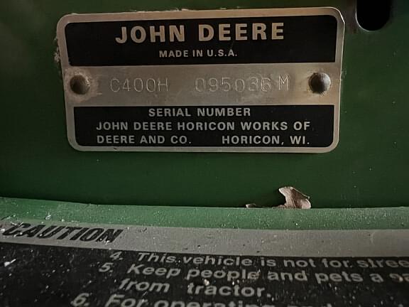 Image of John Deere 400 equipment image 4