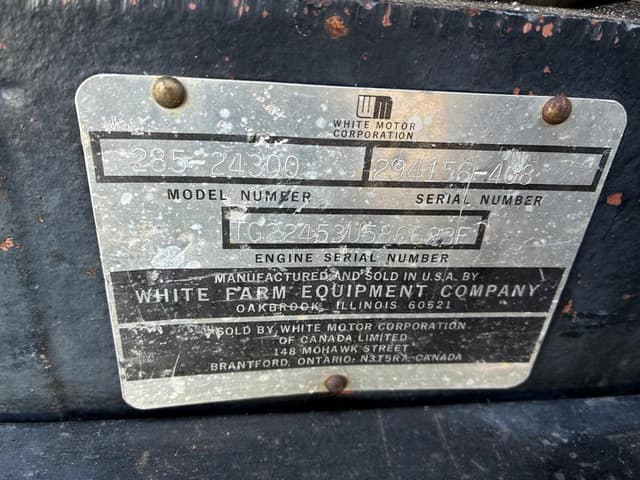 Image of White 2-85 equipment image 1