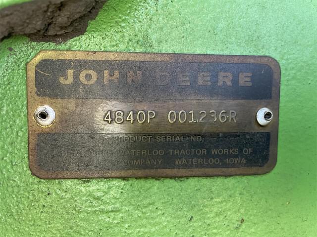 Image of John Deere 4840 equipment image 1