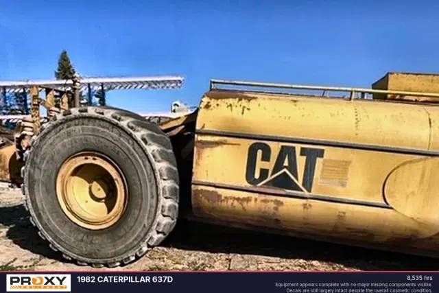 Image of Caterpillar 637D equipment image 2