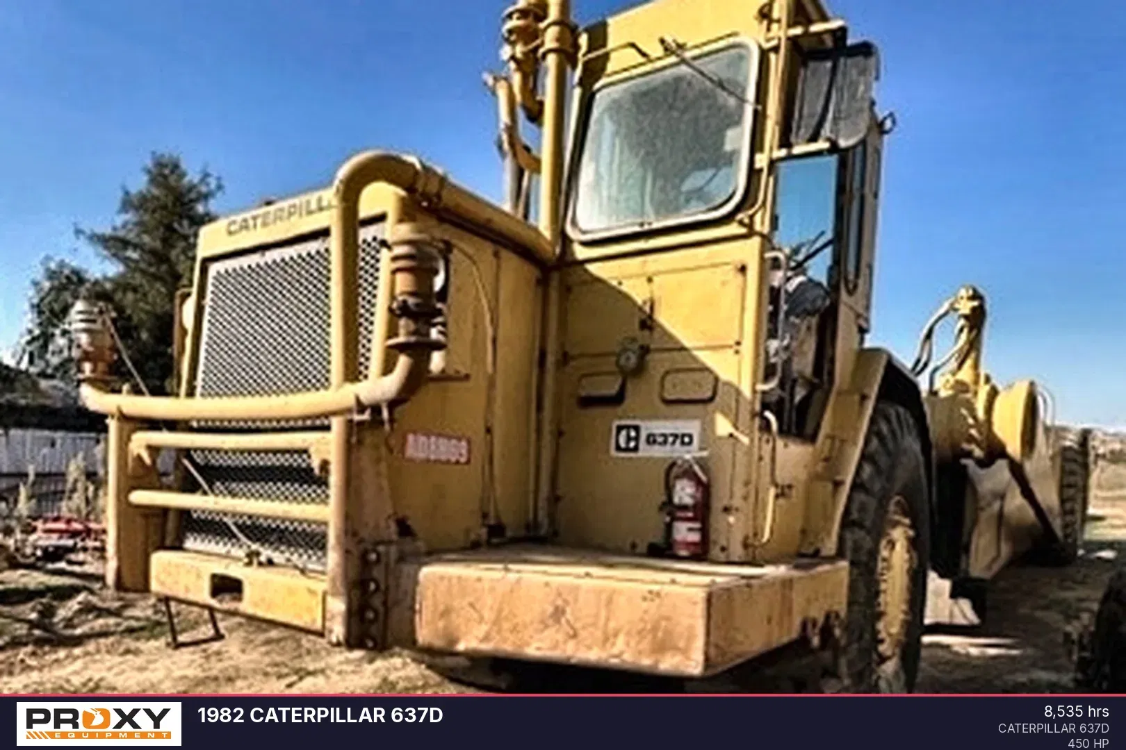 1982 Caterpillar 637D Equipment Image0
