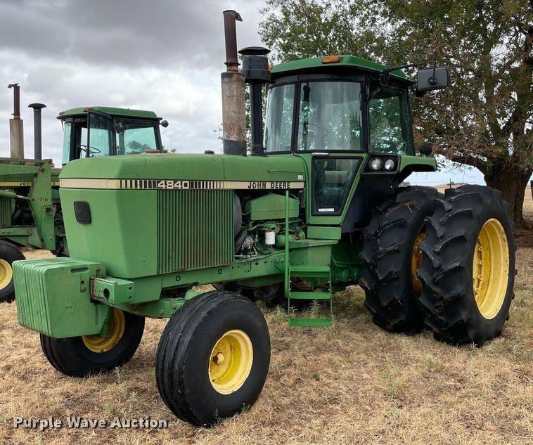 SOLD - 1982 John Deere 4840 Lot No. NY9835 Tractors with 8,955 Hrs ...