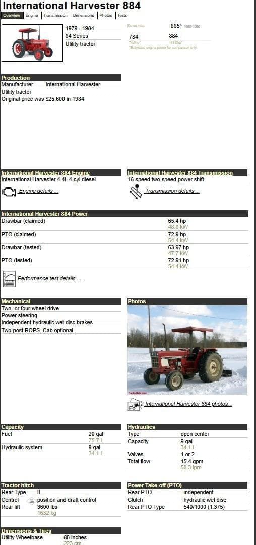 Image of International Harvester 584 equipment image 4