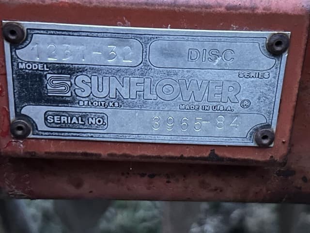 Image of Sunflower 1231 equipment image 3