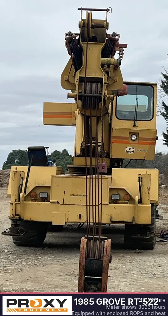 1985 Grove RT522 Equipment Image0