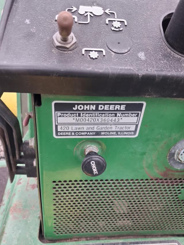 Image of John Deere 420 equipment image 2