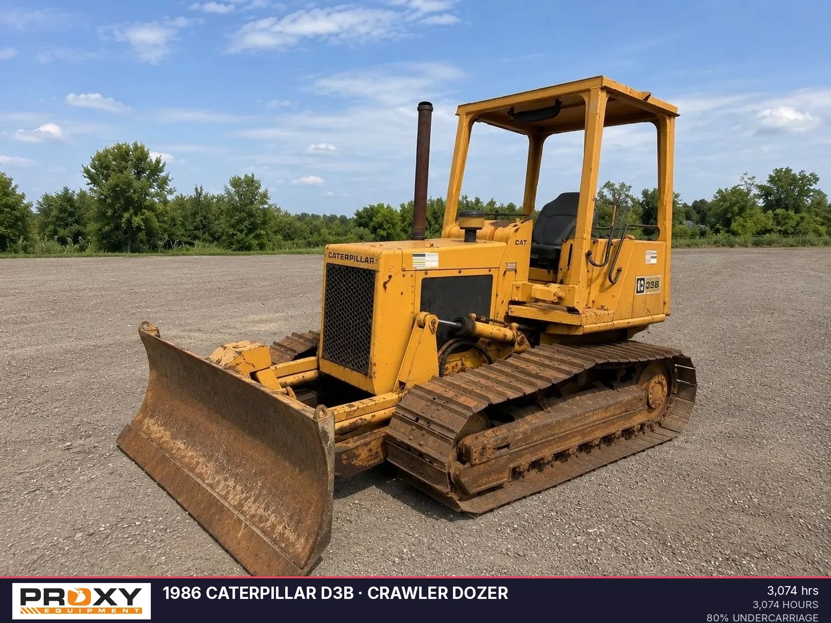 1986 Caterpillar D3B Equipment Image0