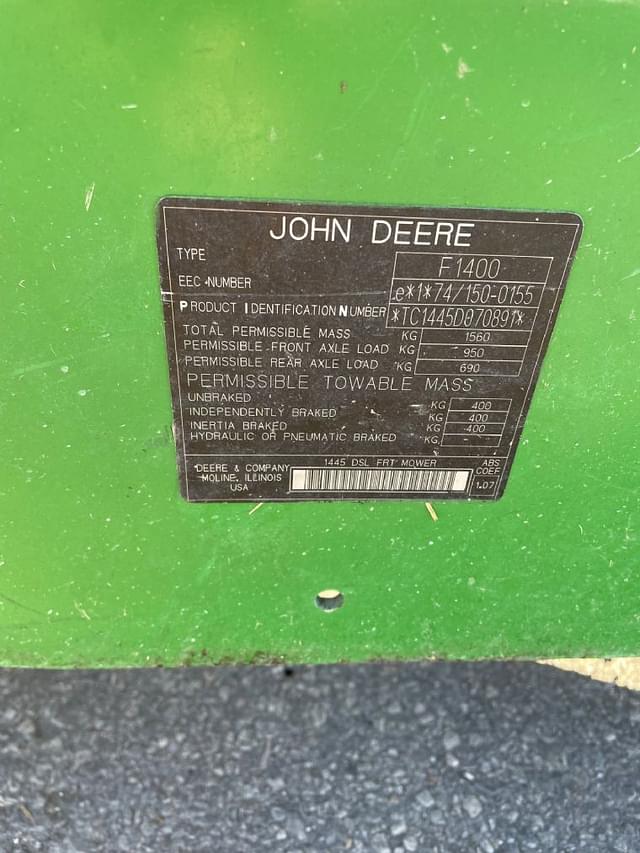 Image of John Deere 1445 equipment image 3